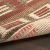 Nourison Nordic Rug NRC16 Rust with loew pile , easy to clean