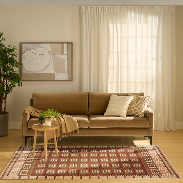Nourison Nordic Rug NRC16 Rust