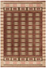 Nourison Nordic Rug NRC16 Rust picture of the rug geometric design