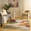 Nourison Nordic Rug NRC18 Beige Multicolor lifestyle picture in the living room
