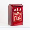 North Pole Post Box Red picture on the white background