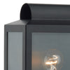 Notary Outdoor Wall Light Matt Black close view picture of the frame