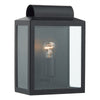 Notary Outdoor Wall Light Matt Black picture on the white background