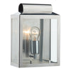 Notary Outdoor Wall Light Polished Stainless Steel  picture on the white background