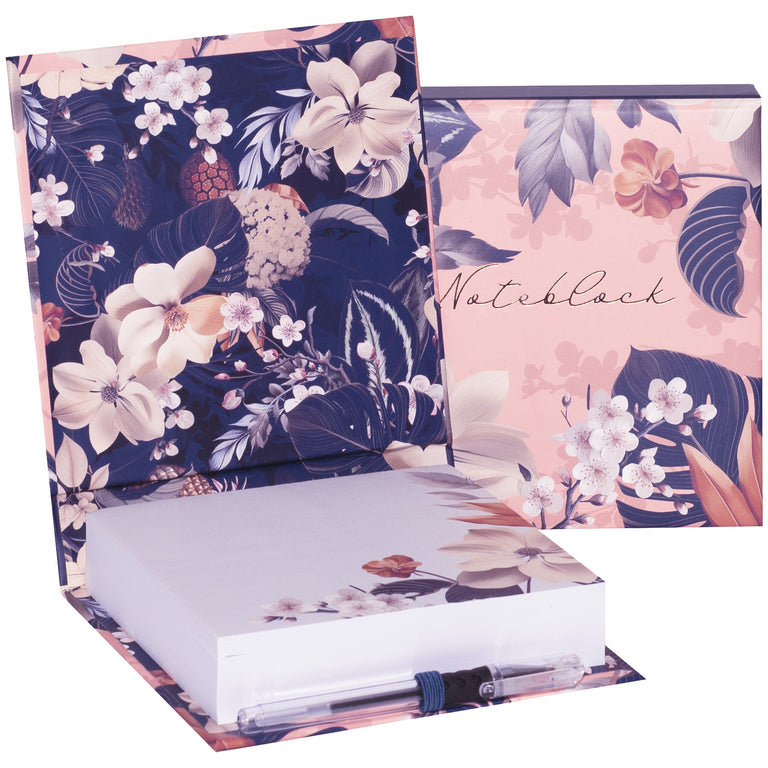 Allay Note Block Collection Floral Note Block - Compact Writing & Notes Organizer