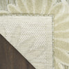 Nourison Aloha Rug ALH33 Ivory Sage with a latex backing