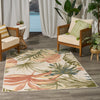 Nourison Aloha Rug ALH43 Ivory Green perfect for indoor and outdoor use