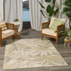 Nourison Aloha Rug ALH43 Ivory Sage perfect fit for indoor and outdoor use