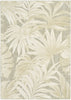 Nourison Aloha Rug ALH43 Ivory Sage outdoor rug with floral pattern