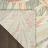 Nourison Aloha Rug ALH43 Sage Rust with a latex backing