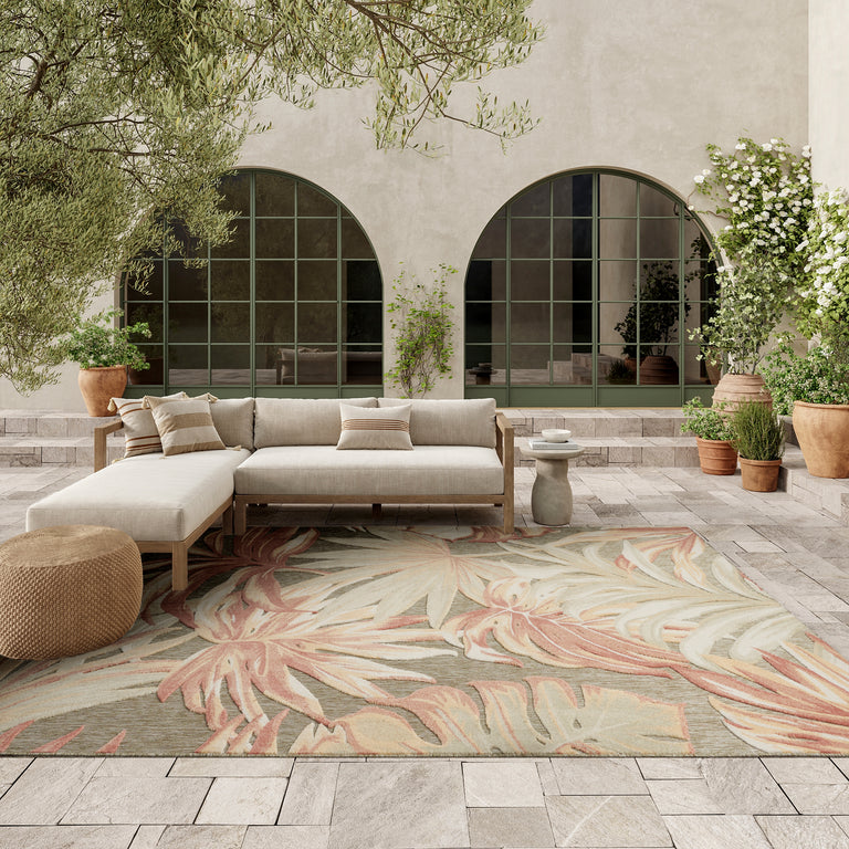 Nourison Aloha Rug ALH43 Sage Rust
