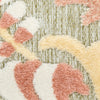 Nourison Aloha Sargs Rug ALH17 Sage Rose close view picture of the pattern