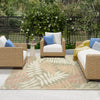 Nourison Aloha ALH18 Ivory Sage Rose Rug life style outdoor picture