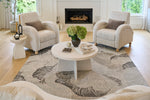Nourison Avra Rug AVR01 Grey lifestyle picture in the livig room