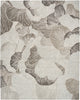 Nourison Avra Rug AVR01 Grey wool floral rug