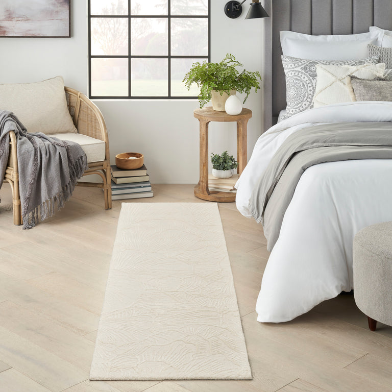 Nourison Avra Rug AVR01 Ivory Runner