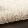 Nourison Avra Rug AVR01 Taupe thick hand-tufted rug with a cut and loop pile
