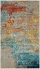 Nourison Celestial Rug CES02 Sealife - Runner close-up view picture of the color palette