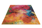 Nourison Celestial Rug CES04 Palt made with a vibrant multicolor pattern