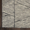 Nourison Colorado Rug CLR01 Grey White hand-tuted rug with a loop pile