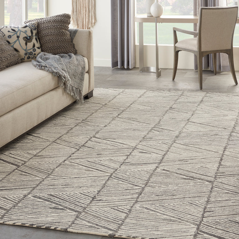 Nourison Colorado Rug CLR01 Grey White