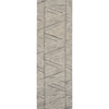 Nourison Colorado Rug CLR01 Grey White Runner geometric disign rug
