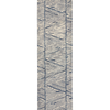 Nourison Colorado Rug CLR01 White Blue Runner geometric-designed rug