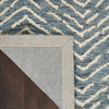 Nourison Colorado Rug CLR02 Indigo Ivory with a cotton backing