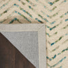 Nourison Colorado Rug CLR02 Ivory Green with a cotton backing