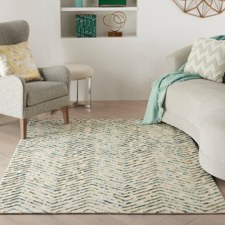 Nourison Colorado Rug CLR02 Ivory Green