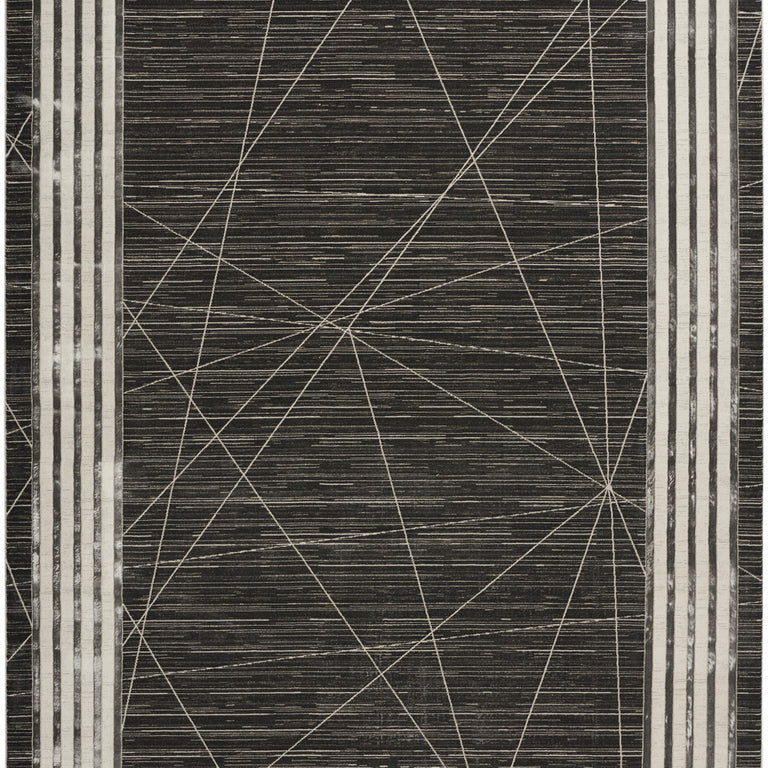Nourison Desire Rug DSR01 Charcoal Silver