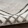 Nourison Desire Rug DSR01 Grey Silver machine-made rug with a cut pile