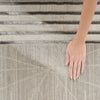 Nourison Desire Rug DSR01 Grey Silver with a shiny finish