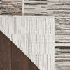Nourison Desire Rug DSR02 Charcoal Grey with a latex backing
