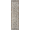 Nourison Desire Rug DSR02 Charcoal Grey Runner geometric rug with an abstract pattern