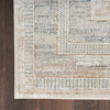 Nourison Glitz Rug GLZ07 Ivory Multicolor with a bordered design