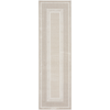 Nourison Glitz Rug GLZ07 Ivory - Runner with a bordered design