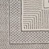 Nourison Glitz Rug GLZ07 Silver close-up picture of the pattern design