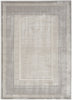 Nourison Glitz Rug GLZ07 Silver picture of the rug geometric design