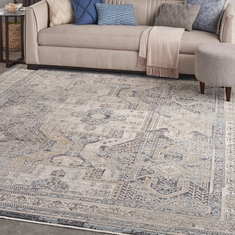 Nourison Lynx Rug LNX01 Ivory Charcoal