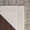 Nourison Lynx Rug LNX01 Ivory Grey Blue with a latex backing
