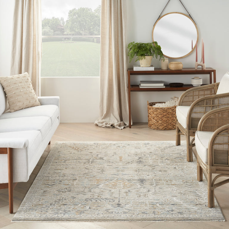 Nourison Lynx Rug LNX02 Ivory Taupe