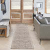 Nourison Lynx Rug LNX01 Ivory Taupe Runner lifestyle picture in the hallway