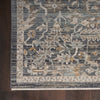 Nourison Lynx Rug LNX02 Navy Multicolor with a fringed ends, perfect for living rooms and bedrooms