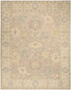 Nourison Maison Rug MSO01 Taupe Ivory Damask rug with a floral design
