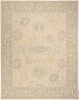 Nourison Maison Rug MSO04 Ivory Taupe damask rug with a floral pattern