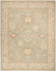 Nourison Maison Rug MSO05 Sage Ivory damask rug with a floral pattern