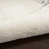 Nourison Modern Comfort Rug MNC01 Ivory Black with a cut pile