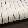 Nourison Modern Comfort Rug MNC01 Ivory Black with a cut pile