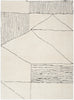 Nourison Modern Comfort Rug MNC01 Ivory Black picture of the rug absract design